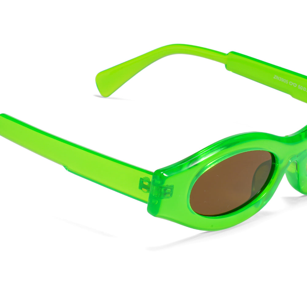 Kdomix 3905 Neon Oval Sunglasses