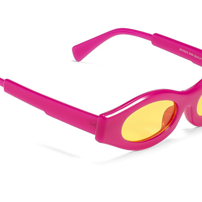 Kdomix 3905 Neon Oval Sunglasses