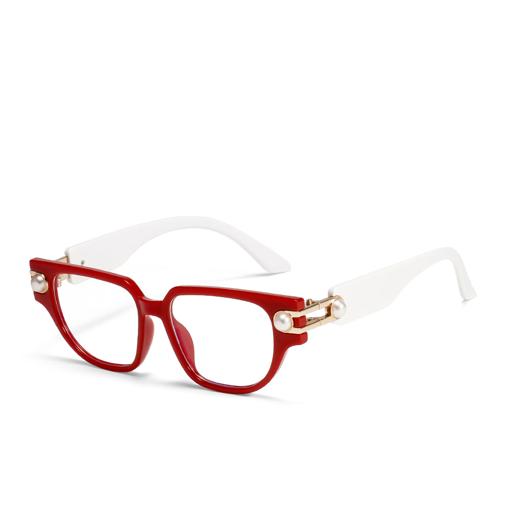 KdomiX W68243 Retro Pearl Accent Glasses