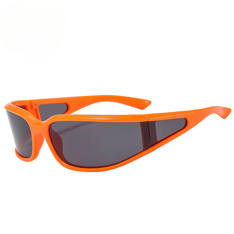 Kdomix TB124 Y2K Wrap-Around Trendy Sunglasses