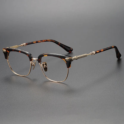 Kdomix DLX999 Pure Titanium Handmade Designer Style Glasses