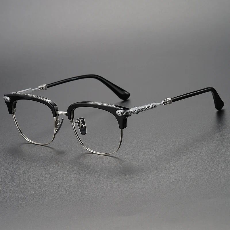 Kdomix DLX999 Pure Titanium Handmade Designer Style Glasses