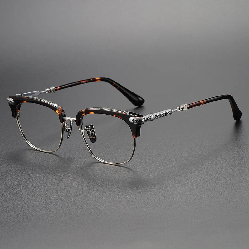 Kdomix DLX999 Pure Titanium Handmade Designer Style Glasses