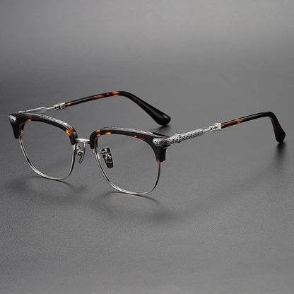 Kdomix DLX999 Pure Titanium Handmade Designer Style Glasses