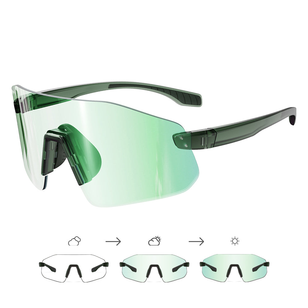 Kdomix KC06-13A Frameless Photochromic Sports Glasses