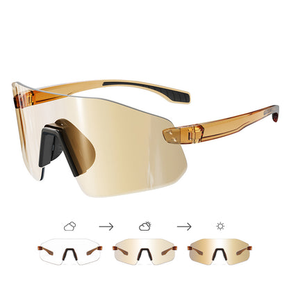 Kdomix KC06-13A Frameless Photochromic Sports Glasses