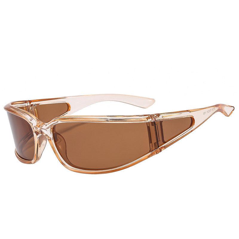 Kdomix TB124 Y2K Wrap-Around Trendy Sunglasses