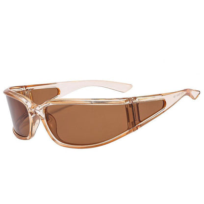 Kdomix TB124 Y2K Wrap-Around Trendy Sunglasses