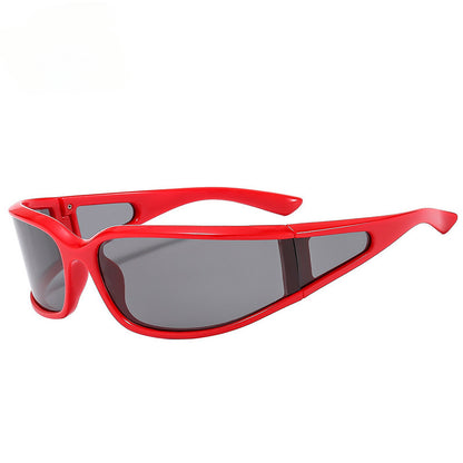 Kdomix TB124 Y2K Wrap-Around Trendy Sunglasses