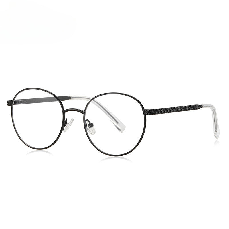 Kdomix 3057 New Ultra-Light Color-Block Metal Glasses