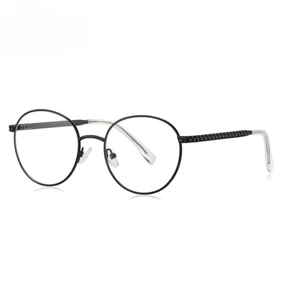 Kdomix 3057 New Ultra-Light Color-Block Metal Glasses